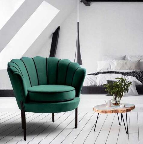 Кресло HALMAR ANGELO темно-зеленый/черный