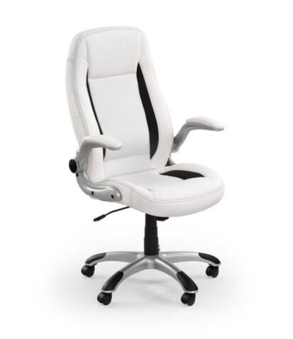 Кресло компьютерное HALMAR SATURN белый/серебристый