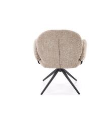 Стул HALMAR K568 темно-бежевый/черный, поворотный