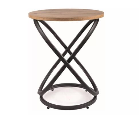 Стол журнальный SIGNAL EOS E дуб артизан/черный