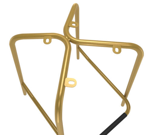 Стул полубарный Sheffilton SHT-ST38/S29P-1 ночное затмение/золото