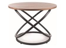 Стол журнальный SIGNAL EOS D орех/черный Стол журнальный SIGNAL EOS D орех/черный