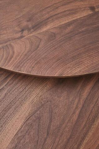 Комплект HALMAR JAVA (2 стола журнальных) орех/черный