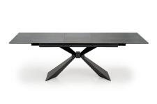 Стол обеденный HALMAR LUCIANO синий мрамор/черный 180-230/90