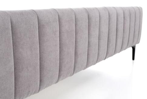 Кровать HALMAR FRANCESCA светло-серый/черный, 160/200