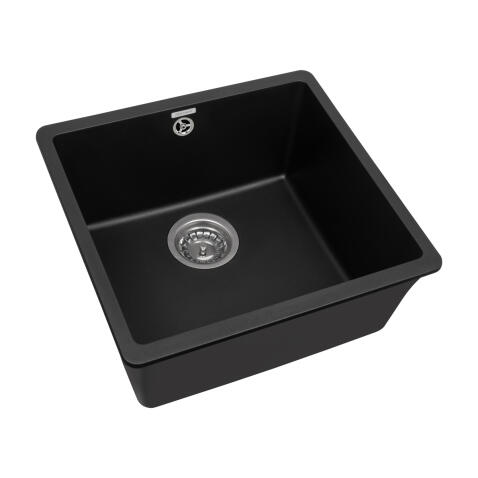 Мойка кухонная AQUASANITA Fast SQF 102 601 AW black metallic