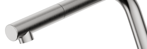 Смеситель для кухни Omoikiri Nara-S-BN нержавеющая сталь