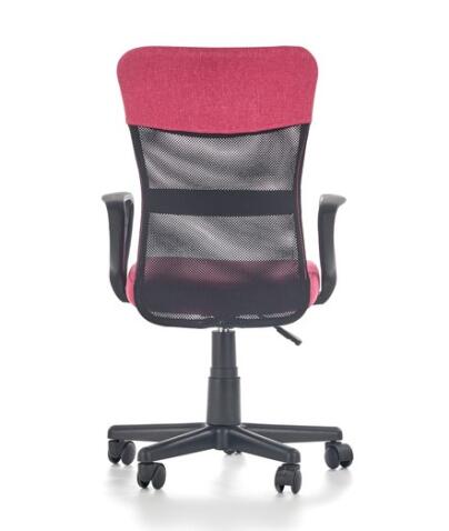 Кресло компьютерное HALMAR TIMMY розовый/черный