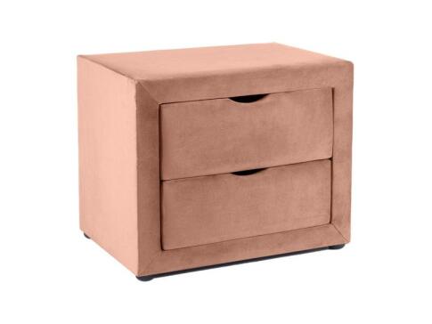 Тумба прикроватная SIGNAL ET-002 Velvet Bluvel 52 античный розовый