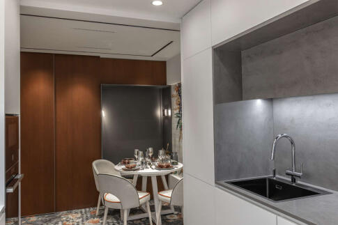 Кухонная мойка из нержавейки Omoikiri Akisame 59-GM вороненая сталь