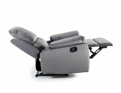 Кресло SIGNAL SPENCER 1 Velvet Bluvel 14 раскладное, серый