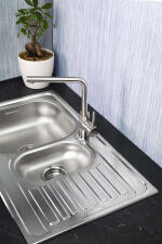 Смеситель для кухни Omoikiri Nakagawa BN нержавеющая сталь