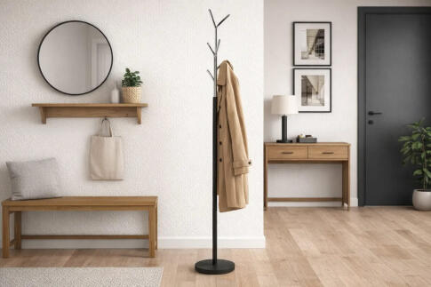 Вешалка SIGNAL LETA черный/хром