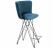 Стул барный Sheffilton SHT-ST36-1/S66 тихий океан/чёрный муар