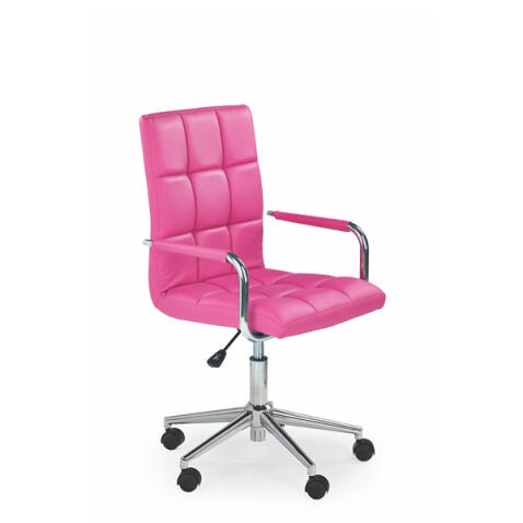 Кресло компьютерное HALMAR GONZO 2 розовый/хром