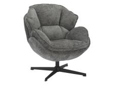 Кресло SIGNAL BETTY серый/черный