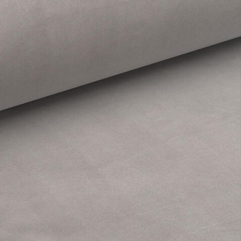 Пуф SIGNAL HESTIA K Velvet Bluvel 03 светло-серый/серебряный