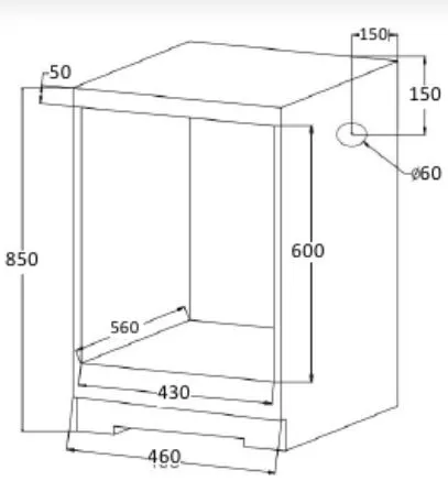 Духовой шкаф электрический MEFERI MEO458BK COMFORT