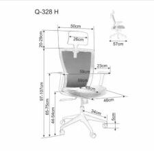 Кресло компьютерное SIGNAL Q-328H черный