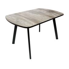 Стол ВВР Пластиковый Сосна пандероса/черный №3 110/70