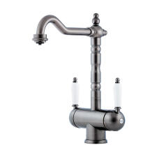 Смеситель для кухни Omoikiri Amagasaki-SI античное серебро