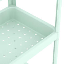 Стеллаж Sheffilton SHT-SS25-4 пастельно-зеленый