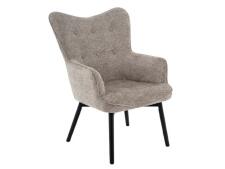 Кресло SIGNAL CARMEN Raven 07 серый/черный мат