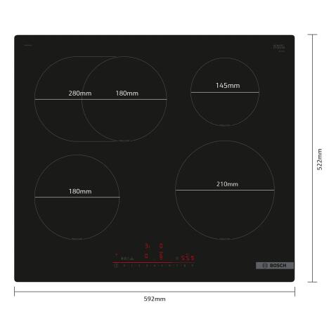 Поверхность индукционная BOSCH PIF61RHB1E