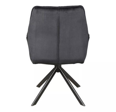 Стул SIGNAL BOOGIE II Velvet Bluvel 19 черный/черный мат