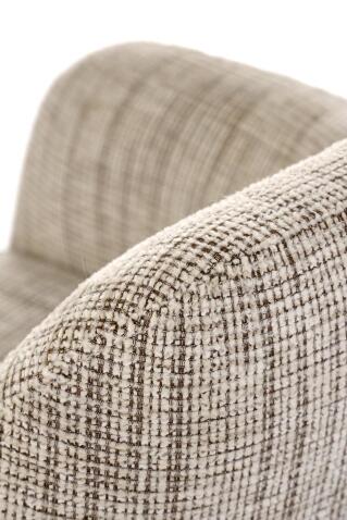 Стул HALMAR K564 бежевый/черный, поворотный