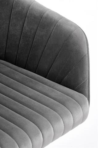 Кресло компьютерное HALMAR FRESCO серый/черный