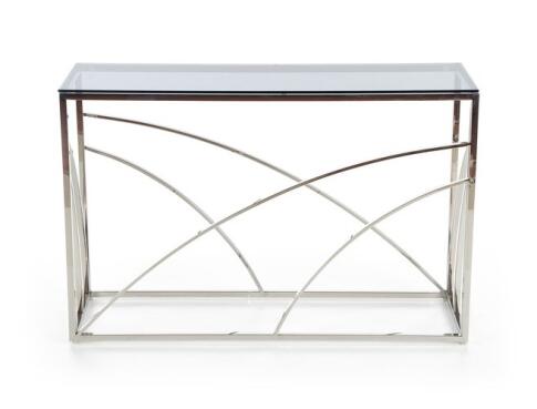 Консоль HALMAR KN5 дымчатый/серебристый