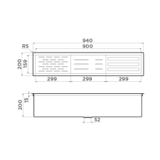 Сушка для посуды Omoikiri DRY-02 LG