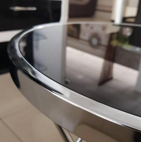 Стол журнальный SIGNAL FABIA C черный/хром, 45/50