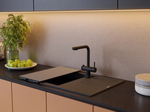 Смеситель для кухни Omoikiri Hotaru-GB графит