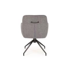 Стул HALMAR K527 серый/черный, поворотный
