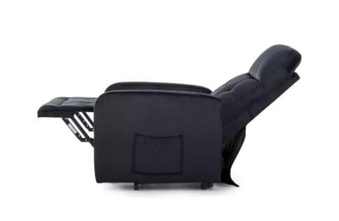 Кресло SIGNAL OTUS II Velvet Bluvel 19 раскладное, черный