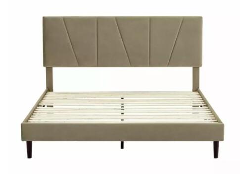 Кровать SIGNAL SAVANA Velvet Bluvel 28 бежевый, 160/200