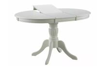 Стол обеденный SIGNAL OLIVIA белый/белый 106-141/106 Стол обеденный SIGNAL OLIVIA белый/белый 106-141/106