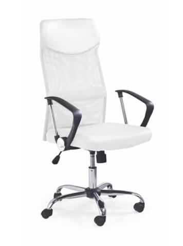 Кресло компьютерное HALMAR VIRE белый/хром