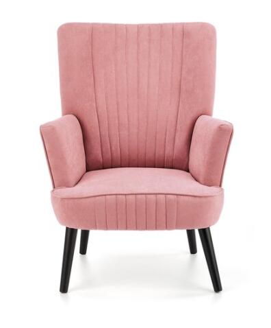 Кресло HALMAR DELGADO розовый/черный
