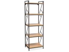 Стеллаж SIGNAL TABLO R5 дуб/т.коричневый, 180/60/40