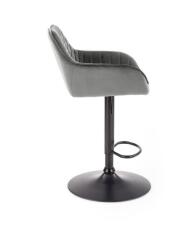 Стул барный HALMAR H103 серый/черный
