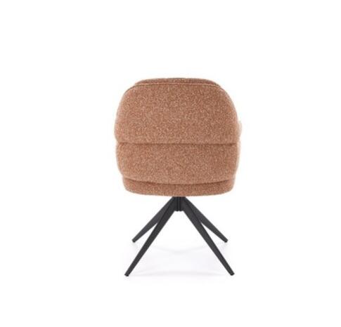 Стул HALMAR K570 корица/черный, поворотный