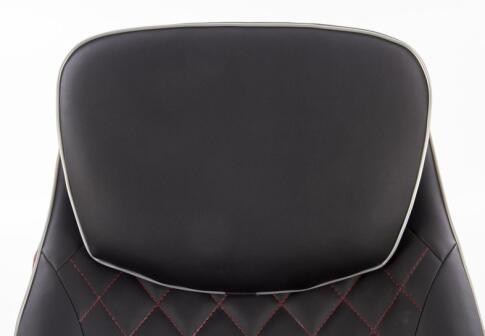 Кресло HALMAR CAMARO черный/красный