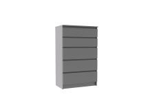 Комод ДСВ (МС Мори) МК 700.5 Графит