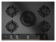 Поверхность газовая TEKA GBC 75-G1 GBN MATT BLACK