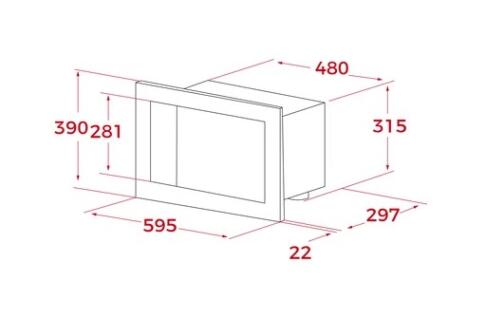 Микроволновая печь TEKA ML 8200 BI NIGHT RIVER BLACK
