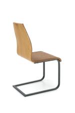 Стул HALMAR K265 коричневый/дуб медовый/черный Стул HALMAR K265 коричневый/дуб медовый/черный