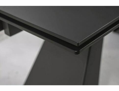Стол обеденный SIGNAL SALVADORE черный мат/черный мат 160-240/90